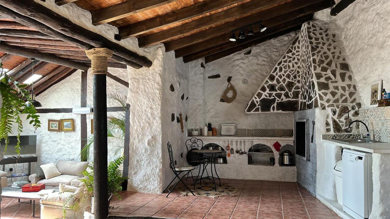 Casa Mara Casa Rural Con Terraza, Barbacoa Y Vistas Al Teide El Tanque Eksteriør billede